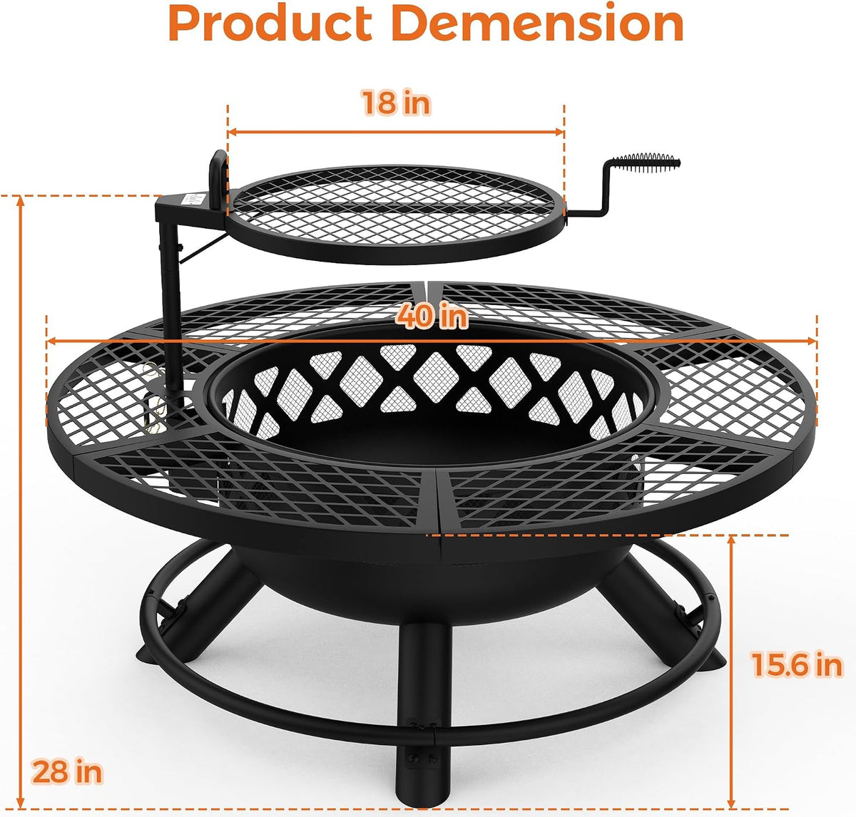 Fire Pit with Poker
