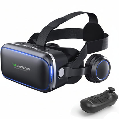 VR Headset for Iphone & Android Phone,3D VR Glasses for Tv,Movies & Video Games,Vr Headset with Remote Controller,Virtual Reality Headset for Iphone/Android Phone Compatible 4.7-6 Inch
