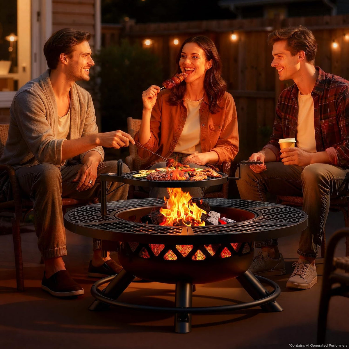 Fire Pit with Poker