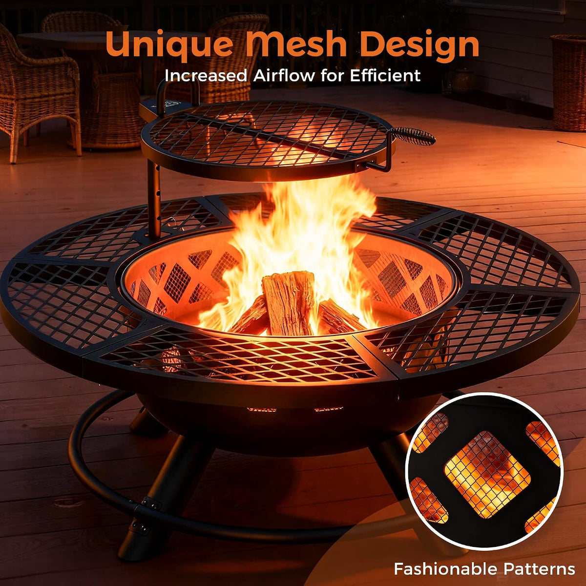 Fire Pit with Poker