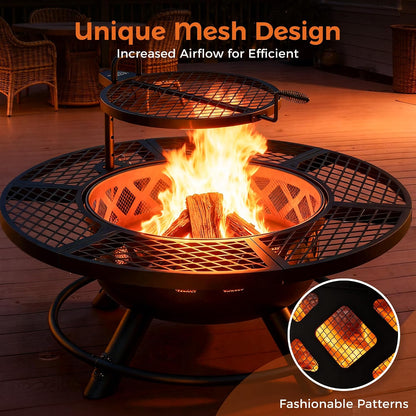 Fire Pit with Poker