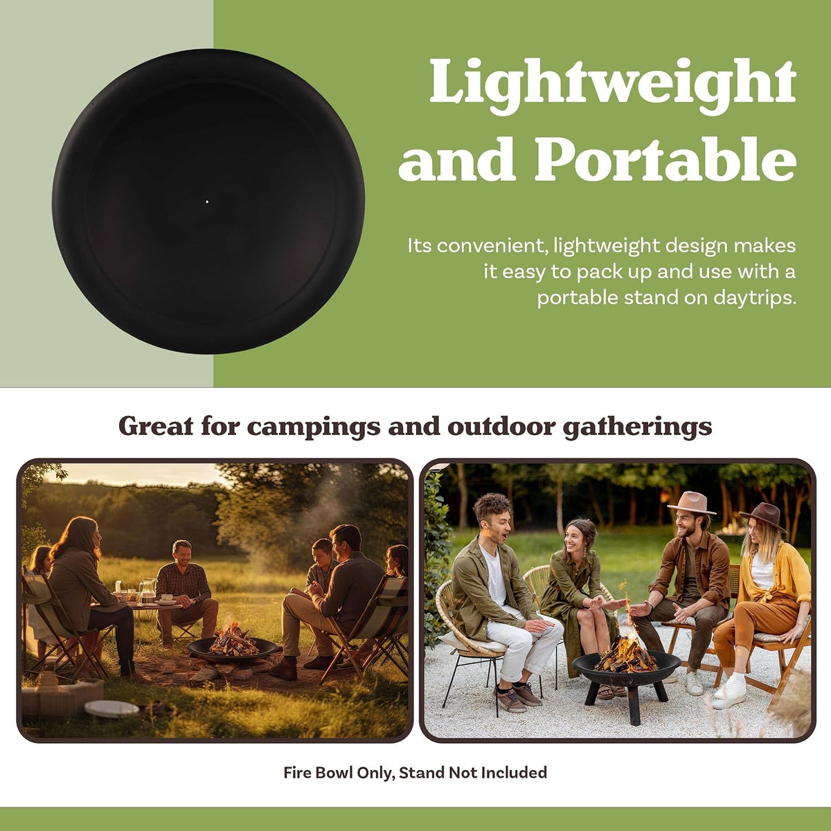Fire Bowl Replacement or DIY Fire Ring, 30-Inch