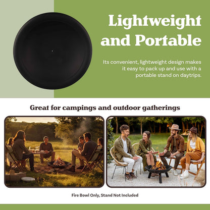 Fire Bowl Replacement or DIY Fire Ring, 30-Inch