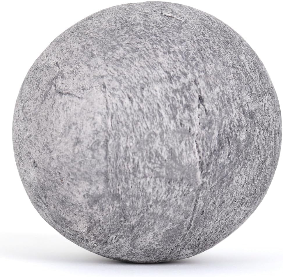 3" Ceramic Fire Balls for Fire Pit – Decorative Fire Pit Balls for Gas Fire Pits & Fire Tables – Heat Resistant Ceramic Fire Balls – Modern Decoration (30 Pack, Grey)