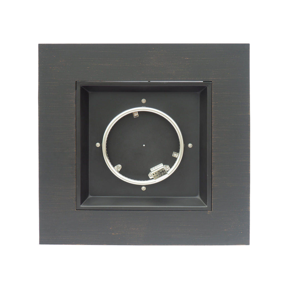 33" Outdoor Iron Square Propane Fire Pit