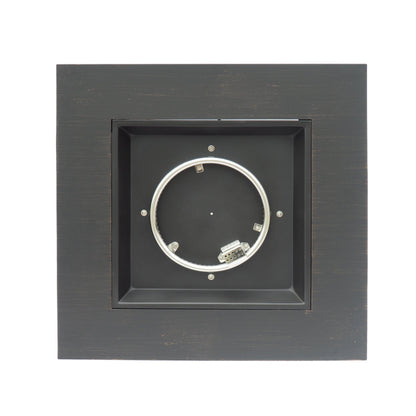 33" Outdoor Iron Square Propane Fire Pit