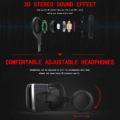 VR Headset for Iphone & Android Phone,3D VR Glasses for Tv,Movies & Video Games,Vr Headset with Remote Controller,Virtual Reality Headset for Iphone/Android Phone Compatible 4.7-6 Inch